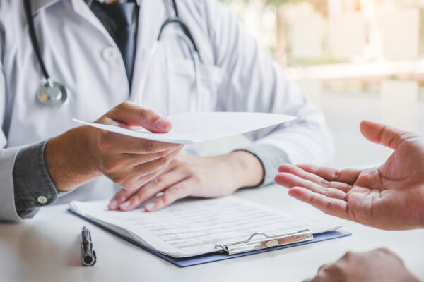 A patient receives a prescription for a CPAP from their doctor