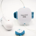 A product photo of the SleepDoctor WatchPAT One Sleep Apnea test kit outside of the box.