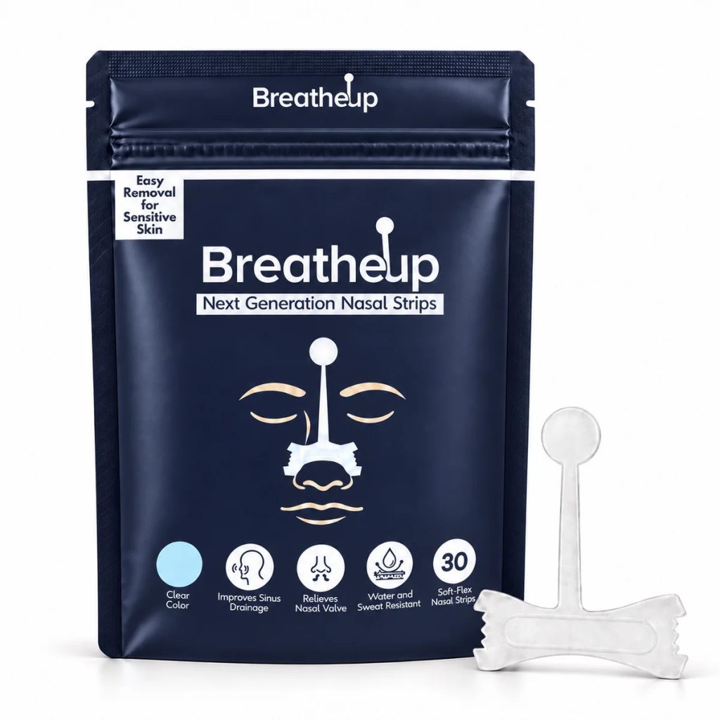 BreatheUp Next Generation Nasal Strips - Clear